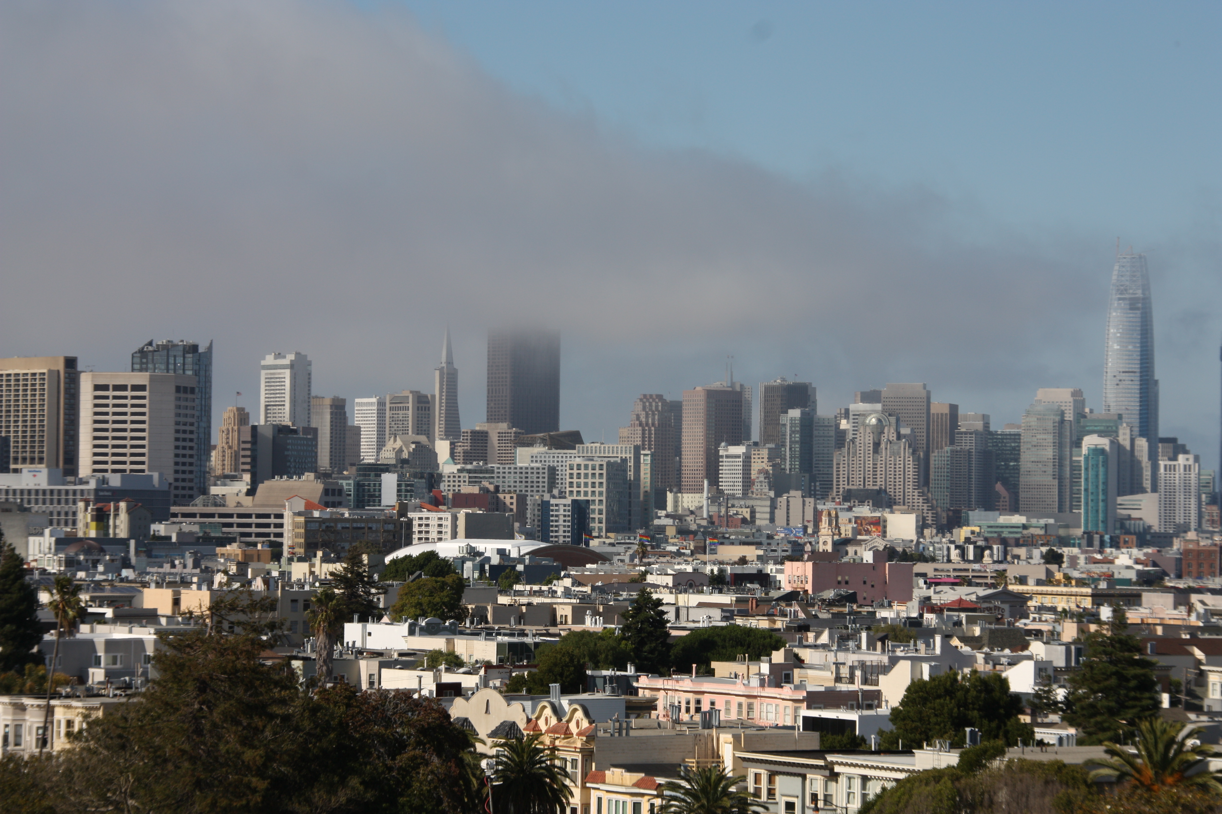 San Francisco city skyline.