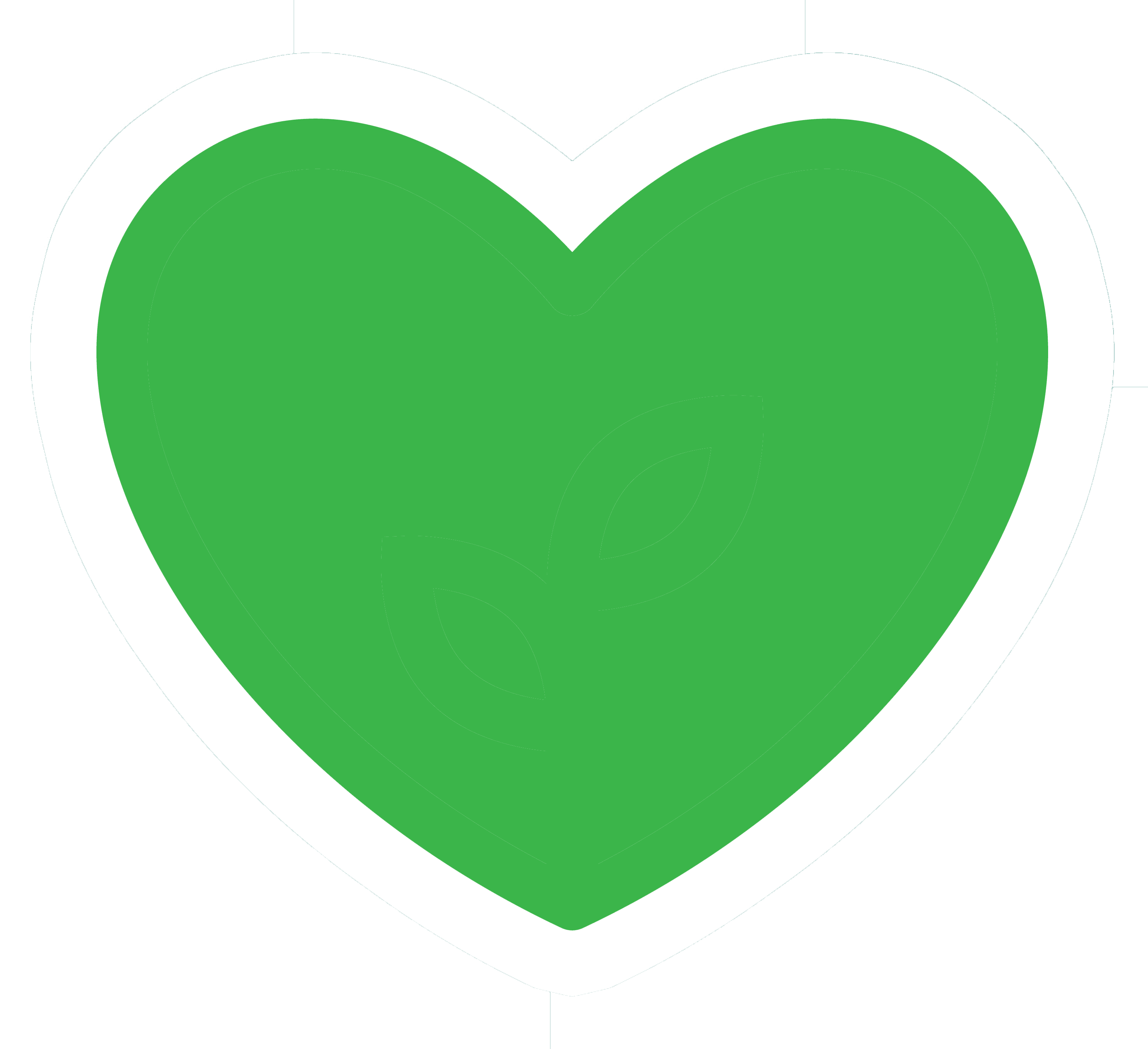 Small green heart